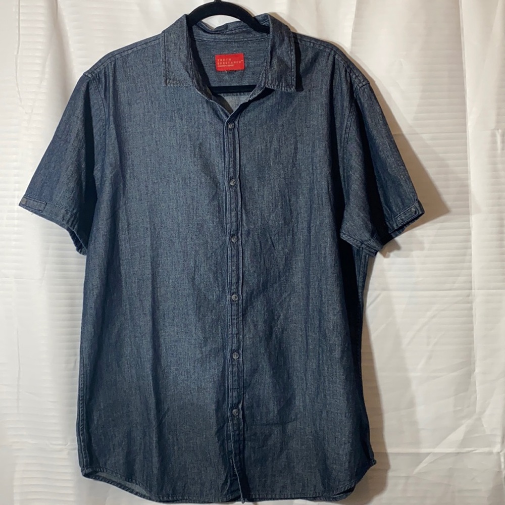 NWOT True substance men’s denim shirt size XL